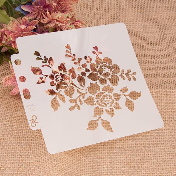 Трафарети для розпису стін і меблів M00455 Квітковий дизайн 13х14,1 см 9 шт. - фото 4 Трафарети для розпису стін і меблів M00455 Квітковий дизайн 13х14,1 см 9 шт. - фото 4