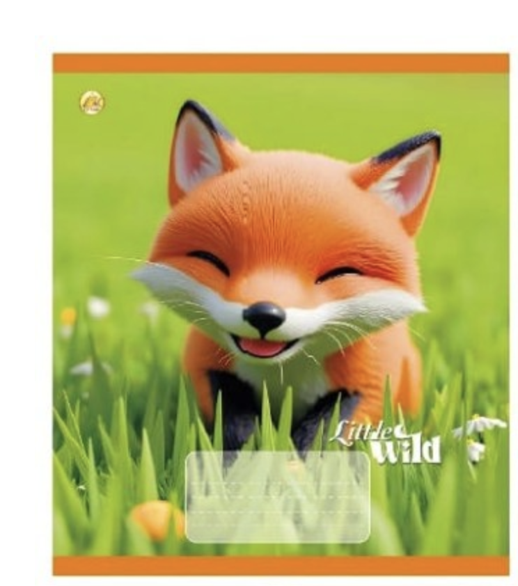 Тетрадь Cool school ТА51110 Little wild 12 л. клетка