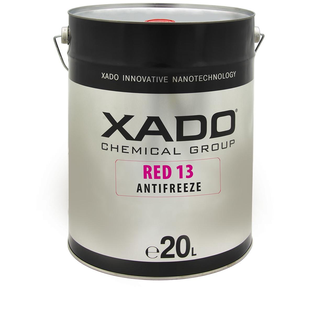 Антифриз для двигателя XADO Antifreeze Red 13 -40⁰С 20 л