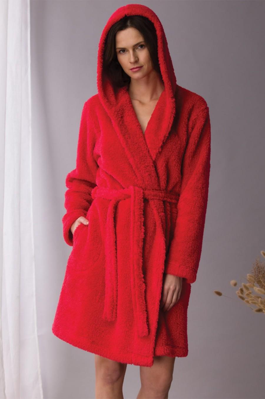 Халат Key р. 46/48 L/XL Червоний (74870)