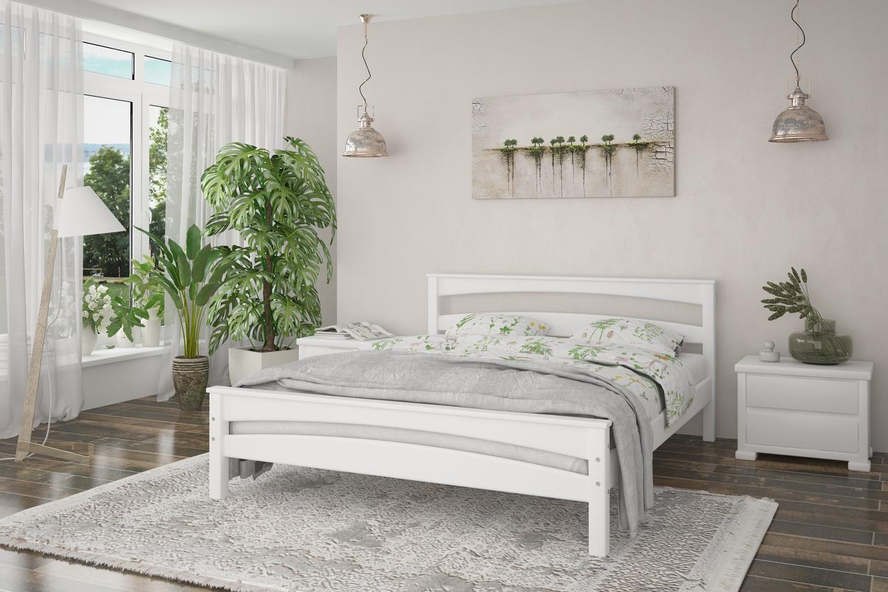 Кровать двуспальная iSmart Чикаго Сити 140х200 см Белый RAL9003 (DMBG-1550)