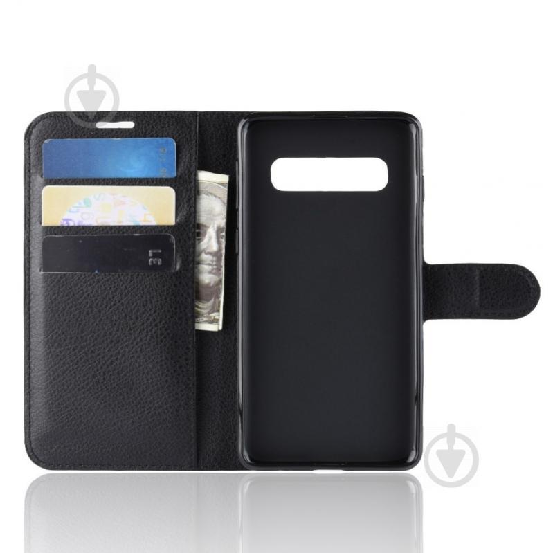 Чехол-книжка Litchie Wallet для Samsung Galaxy S10 5G Black (hub_dDfk31374) - фото 3