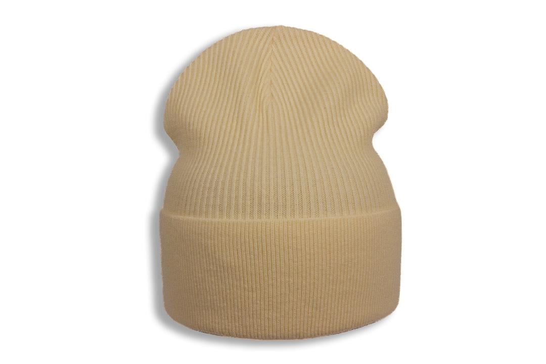 Шапка молодежная Apex Джеки в рубчик с отворотом кашемировая одинарная one size Кремовый (282148) - фото 1 Шапка молодежная Apex Джеки в рубчик с отворотом кашемировая одинарная one size Кремовый (282148) - фото 1