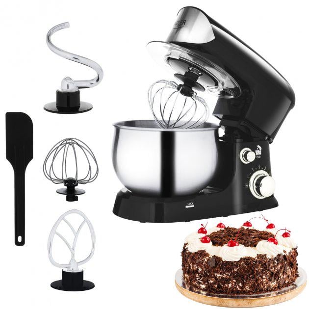 Миксер-тестомес Adler AD 4226 3 л Black (567629) - фото 7 Миксер-тестомес Adler AD 4226 3 л Black (567629) - фото 7