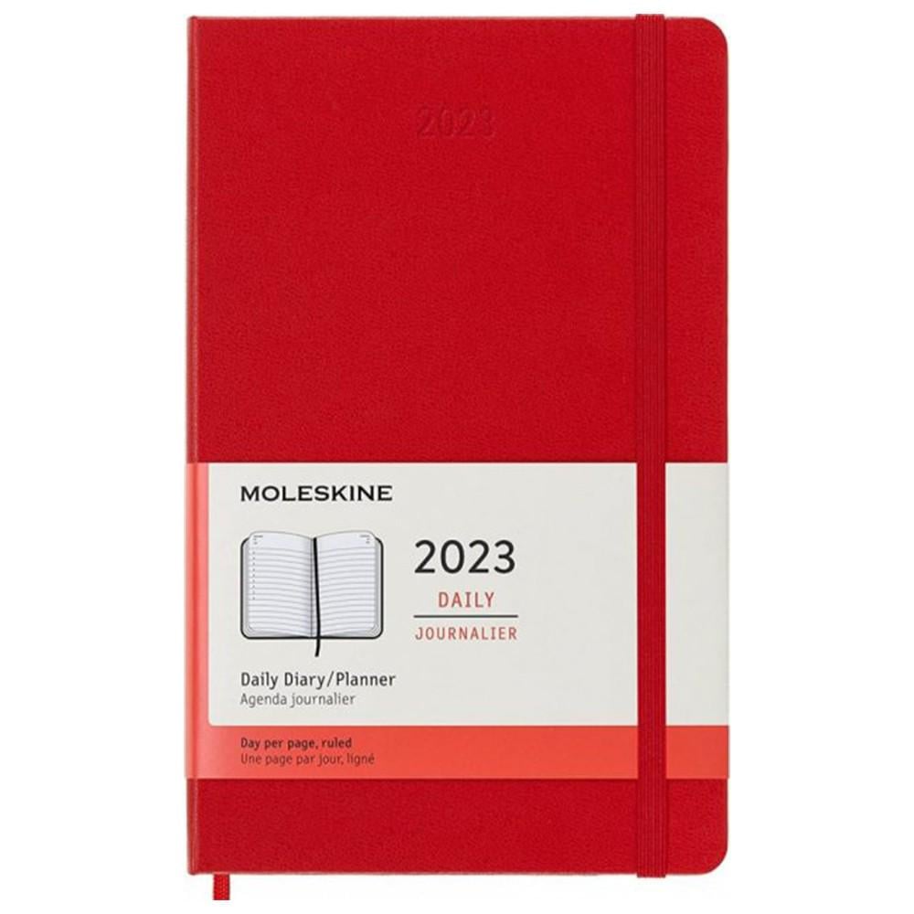 Ежедневник Moleskine 2023 средний Красный (DHF212DC3Y23)