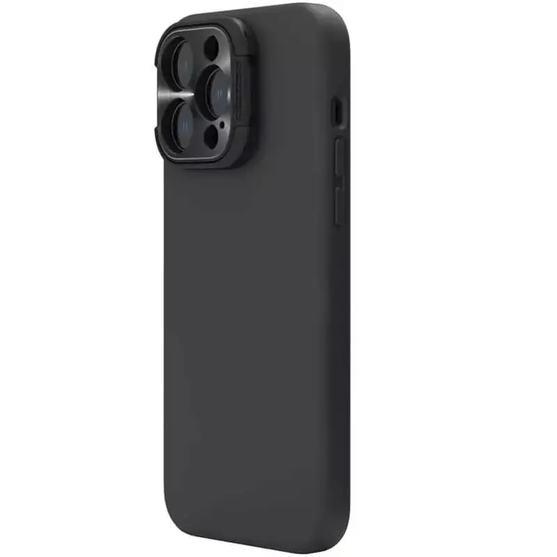 Чохол Silicone Nillkin LensWing Magnetic для Apple iPhone 15 Pro Max (6.7") Чорний | Black