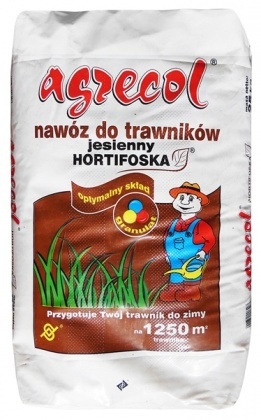 Добриво для газонів осіннє Hortifoska Agrecol 25 кг (5448)