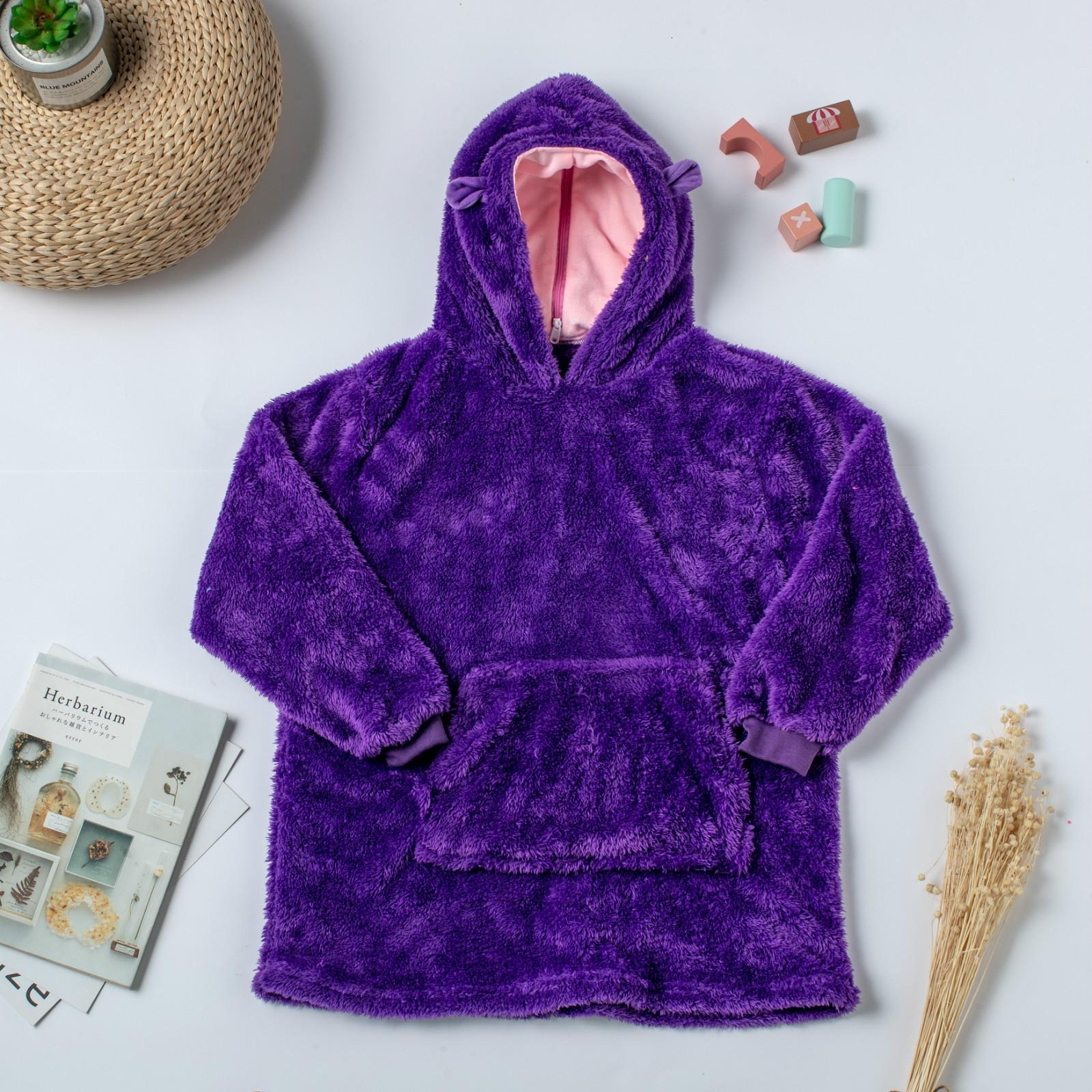 Детская толстовка-игрушка Huggle Pets Hoodie Фиолетовый (НФ-00007383)