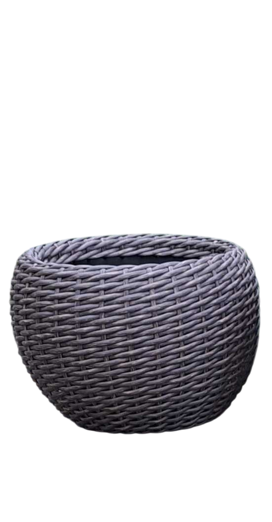 Кашпо из искусственного ротанга 12 л (23949946) - фото 1 Кашпо из искусственного ротанга 12 л (23949946) - фото 1