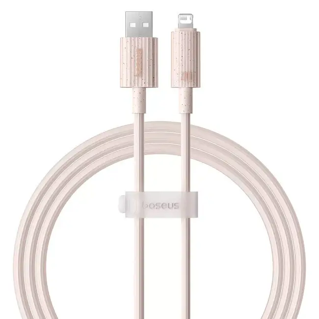 Кабель BASEUS Habitat Series Fast Charging Cable USB to Lightning P10360200421-00 2,4A 1 м Pink