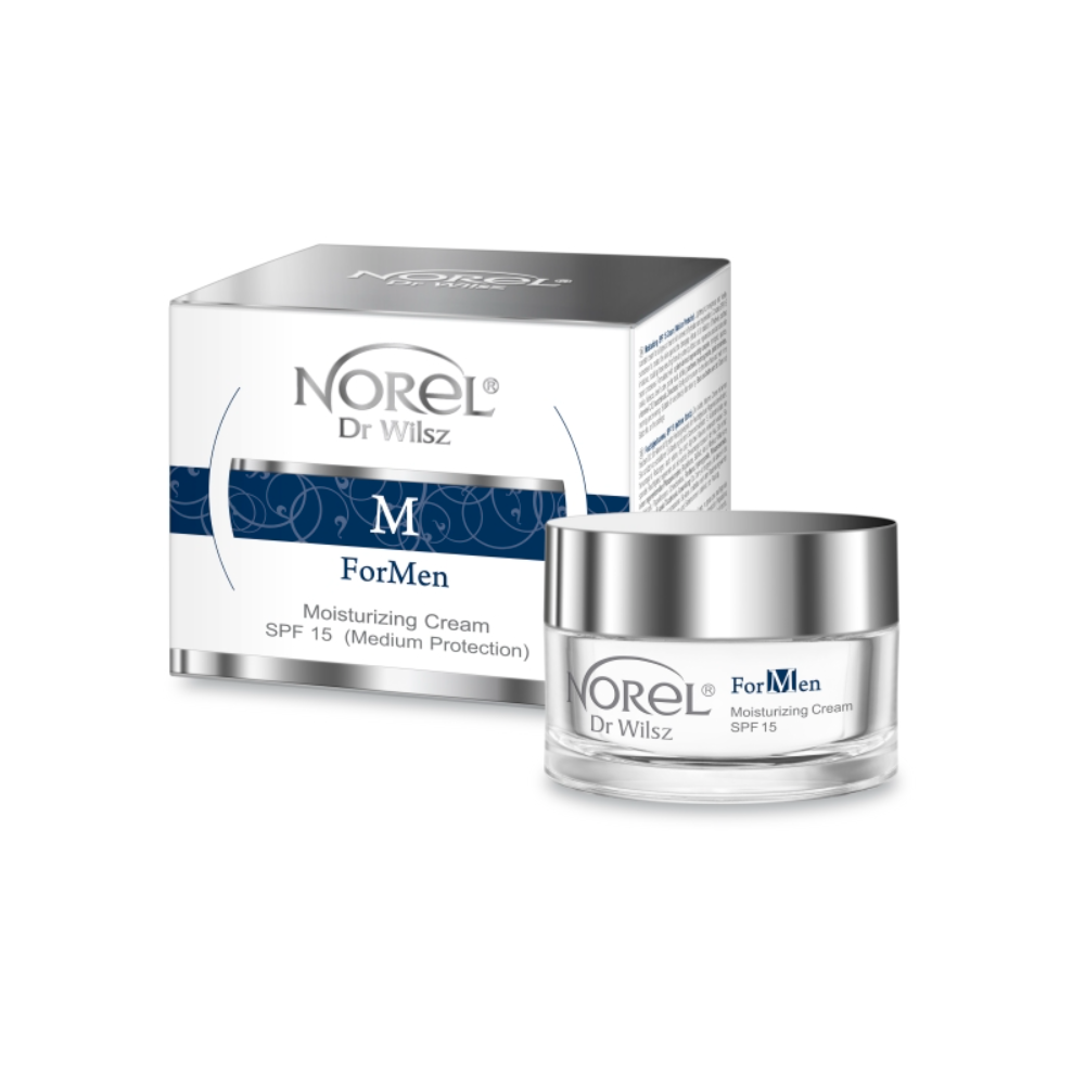 Крем зволожуючий з SPF15 для чоловіків Norel For Men Moisturizing Cream SPF15 50 мл (0237)