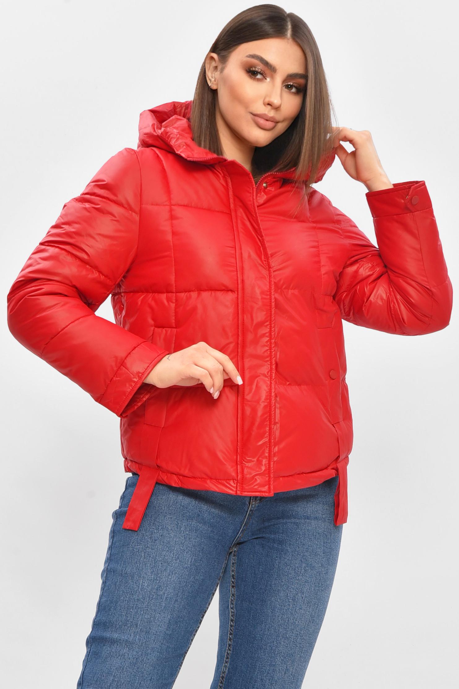 Куртка жіноча демісезонна S Червоний (206077)