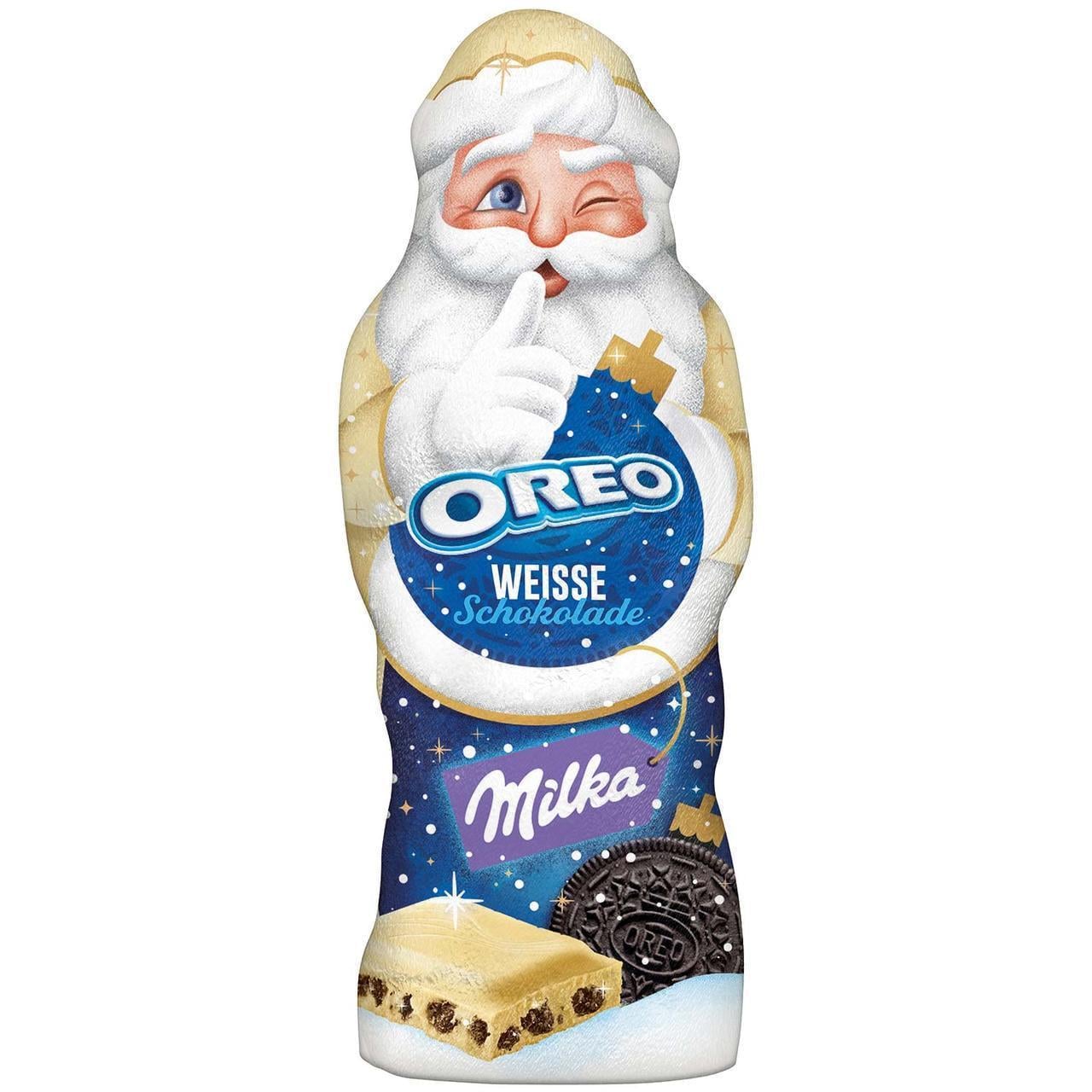 Шоколадна фігурка Milka Santa Claus Oreo White Choco 100 г (1715652782) Шоколадна фігурка Milka Santa Claus Oreo White Choco 100 г (1715652782)
