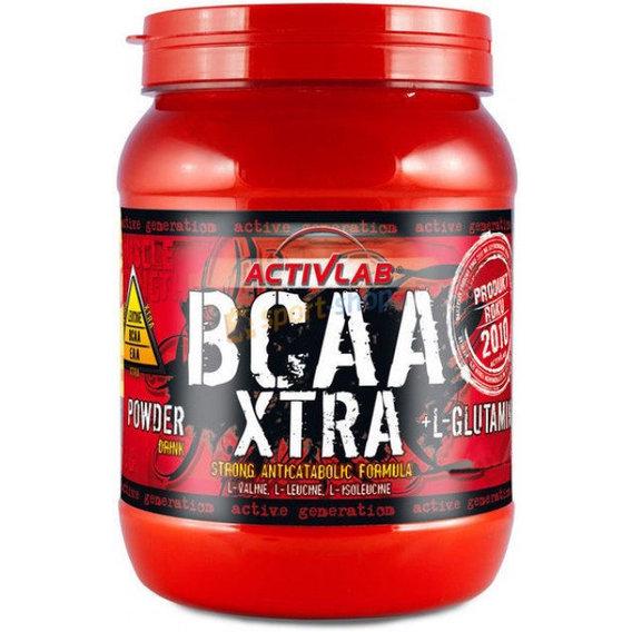 Аминокислота BCAA для спорта Activlab BCAA Xtra Powder 500 г 50 порций Strawberry