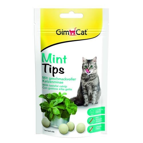 Ласощі для котів вітамінізовані GimCat Cat-Mintips з котячою м'ятою 40 г