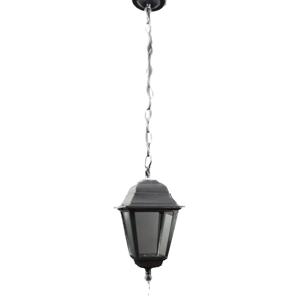 Ліхтар підвісний вуличний під лампу Чорний (9030 H/S BK) - фото 2 Ліхтар підвісний вуличний під лампу Чорний (9030 H/S BK) - фото 2