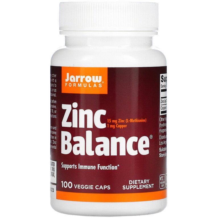 Комплекс цинку та міді Jarrow Formulas Zinc Balance 100 капсул (1082860204)