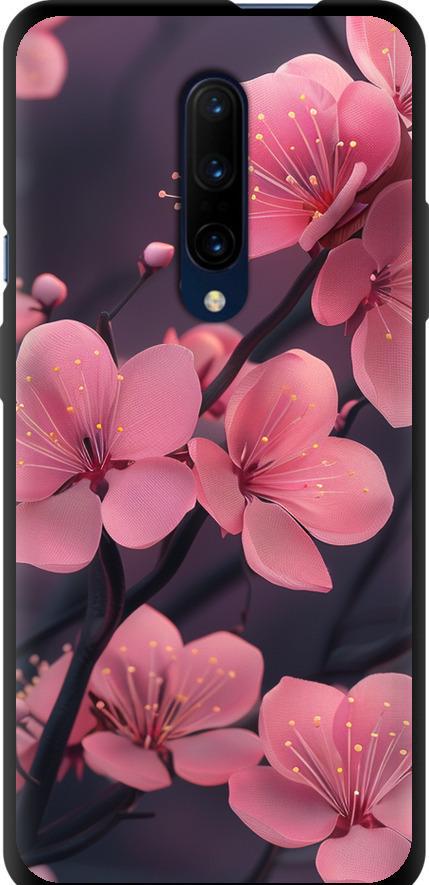 Чехол на OnePlus 7 Pro Пурпурная сакура (6075b-1696-42517)