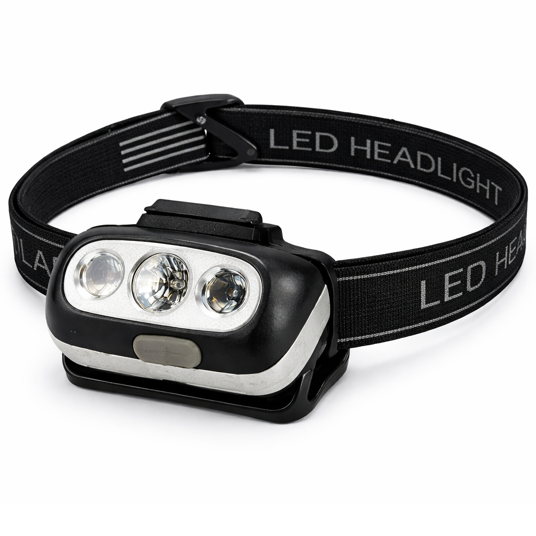 Фонарь налобный Smiling Shark аккумуляторный/сенсорный/USB Type-C/LED (TD-0140A)