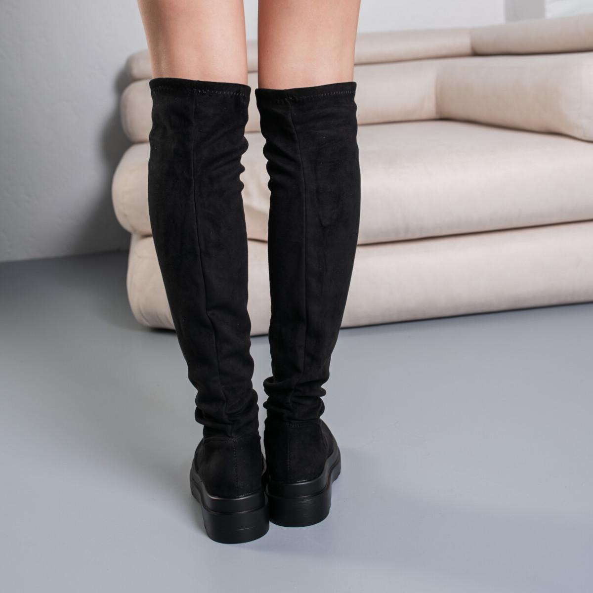 Ботфорти жіночі Fashion р. 36 23,5 см Чорний (3793) - фото 7 Ботфорти жіночі Fashion р. 36 23,5 см Чорний (3793) - фото 7