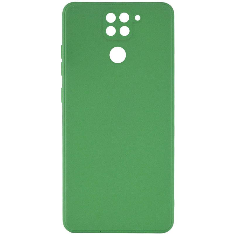 Противоударный силиконовый чехол Candy Full Camera для Xiaomi Redmi Note 9 / Redmi 10X Зеленый