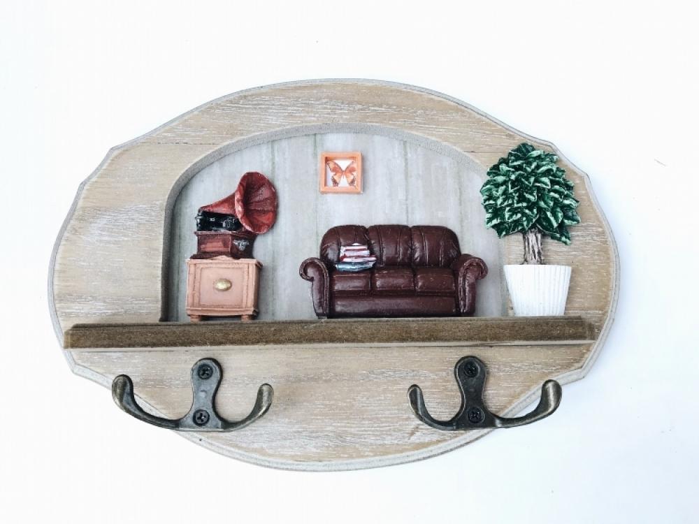 Ключница настенная Граммофон К06 (123629) Ключница настенная Граммофон К06 (123629)