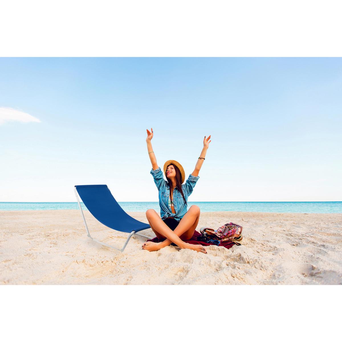 Шезлонг розкладний Malatec 23563 до 110 кг Oxford 600D 60х45х40 см Синій (27777811) - фото 3 Шезлонг розкладний Malatec 23563 до 110 кг Oxford 600D 60х45х40 см Синій (27777811) - фото 3