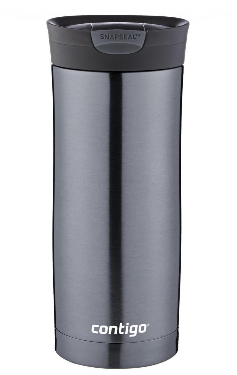 Термокружка Contigo Snapseal Huron 470 мл Gun Metal (2095637)