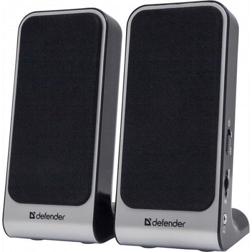 Колонки для ПК 2.0 Defender SPK-225 2Вт пластик USB/3,5 мм Черный/Серебряный (564030) Колонки для ПК 2.0 Defender SPK-225 2Вт пластик USB/3,5 мм Черный/Серебряный (564030)