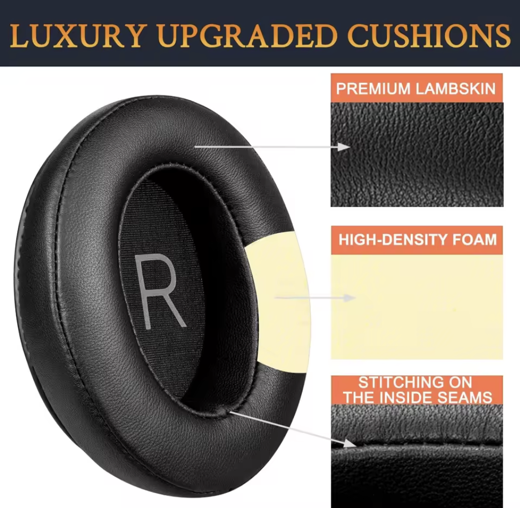 Амбушури для навушників Sennheiser MOMENTUM 3 3.0 AEBTXL Wireless/Over-Ear Чорний (30742637) - фото 6