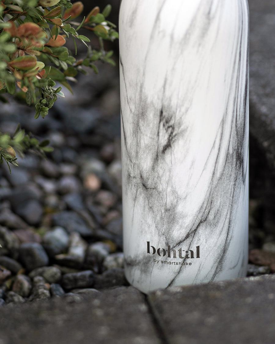 Пляшка для води SmartShake Bohtal Insulated Flask Marble 600 мл White (21280-01) - фото 4