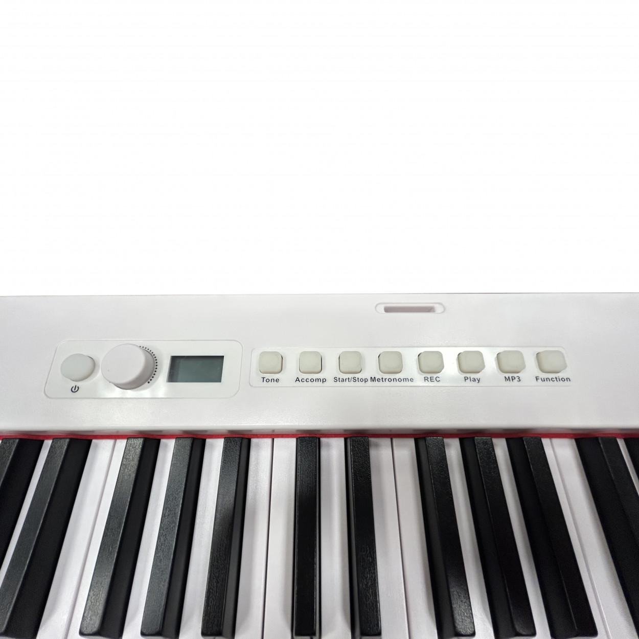 Пианино цифровое Musicality HP88-WH HammerPiano с чехлом (64392) - фото 3