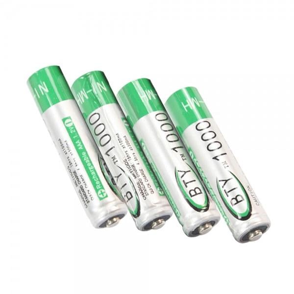 Аккумулятор AAA BTY 1000 mAh в блистере 4 шт. Аккумулятор AAA BTY 1000 mAh в блистере 4 шт.