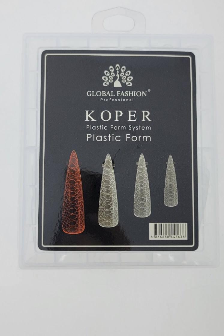 Форми верхні форми стилет принт змії пластикові 120 шт.