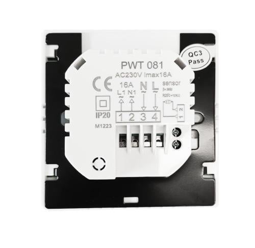 Терморегулятор програмований In-Therm PWT-081 Wi-Fi White (22735379) - фото 4 Терморегулятор програмований In-Therm PWT-081 Wi-Fi White (22735379) - фото 4