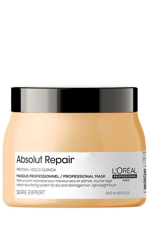 Маска L'Oreal Prof. Absolut Repair Gold Quinoa+Protein для інтенсивного відновлення пошкодженого волосся (26502)