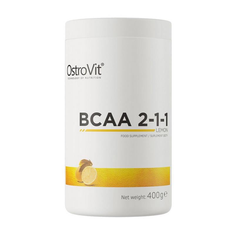 Аминокислоты OstroVit BCAA 2-1-1 400 г Лимон