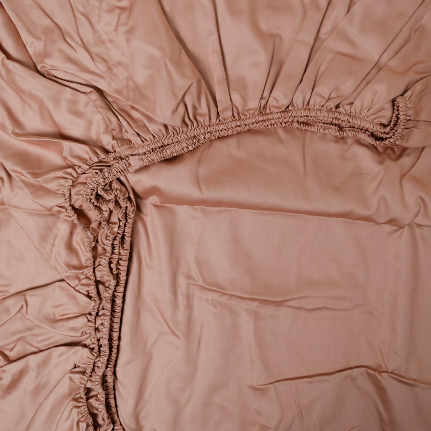 Простынь на резинке двуспальная сатин хлопок 125 г/м2 180х200х25 см Фраппе (chn-pnr-sa-180-25-frappe) - фото 3 Простынь на резинке двуспальная сатин хлопок 125 г/м2 180х200х25 см Фраппе (chn-pnr-sa-180-25-frappe) - фото 3