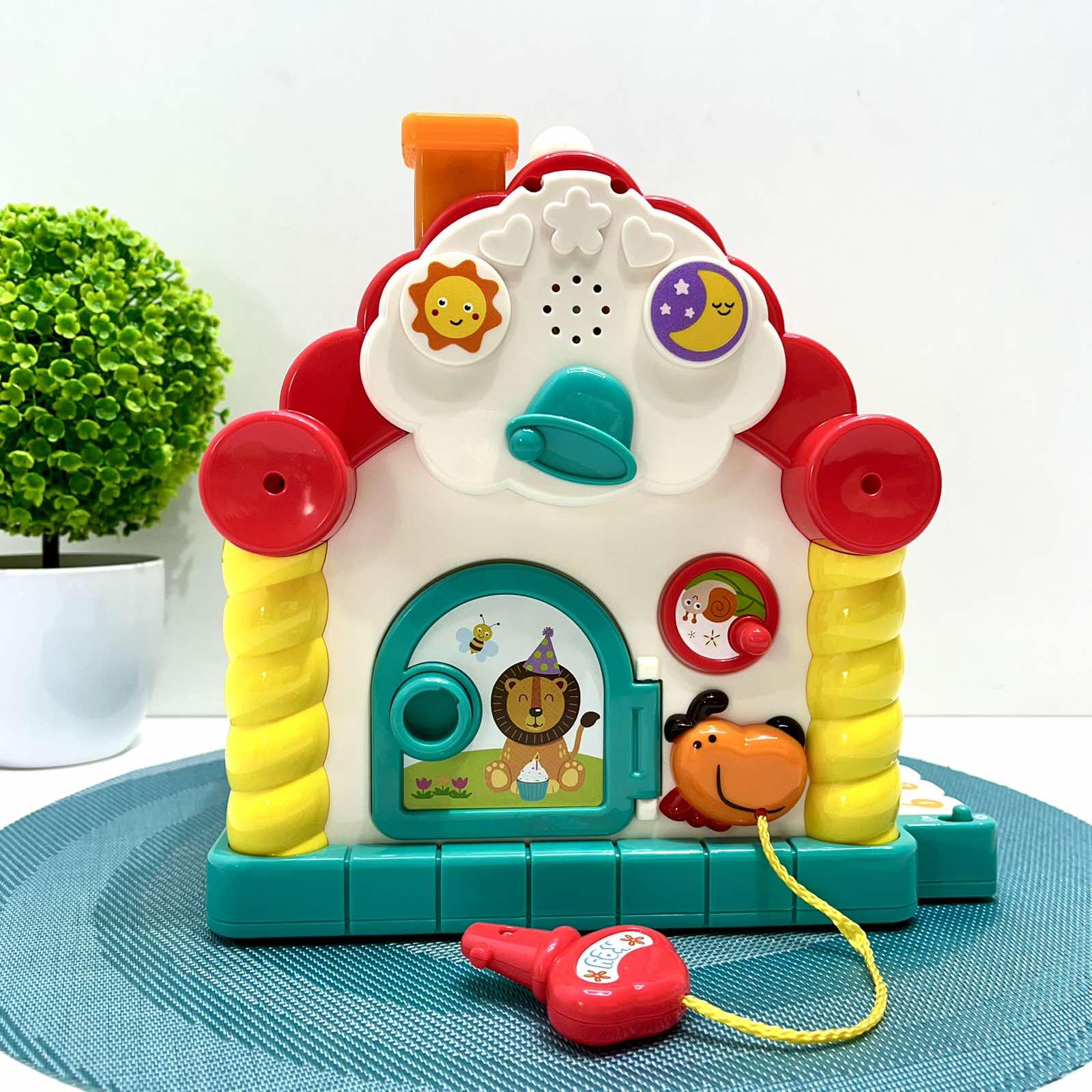 Cортер Hola Развивающий теремок музыка/свет/звуки животных (9196) - фото 2