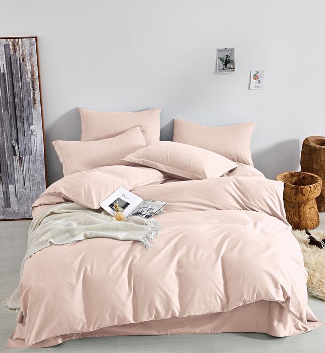 Комплект постельного белья египетский хлопок (сатин) Розовое облако Word of Dream полуторное 150х215 см