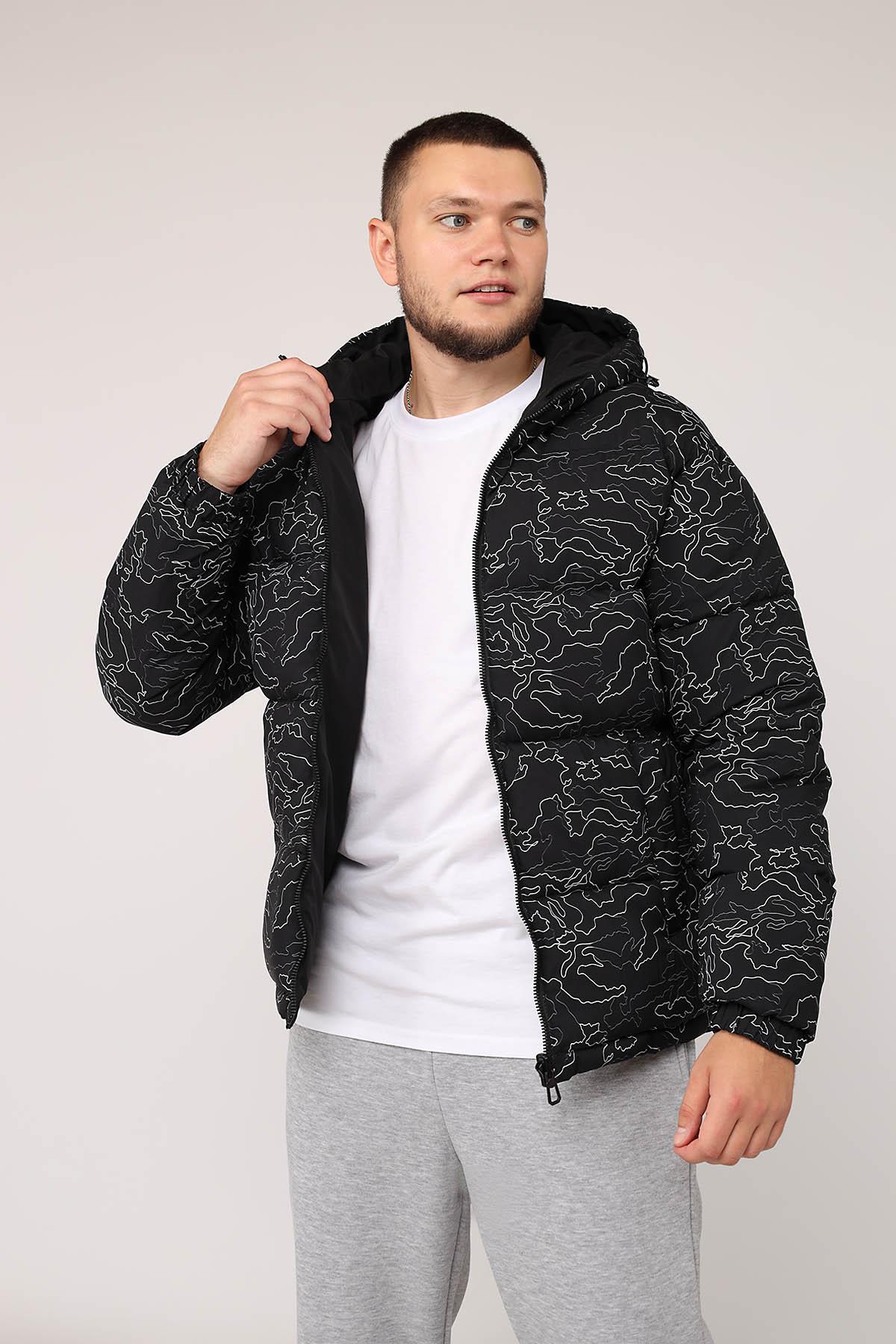 Куртка чоловіча двостороння ЦБ-00276130 р. 54 Чорний (28422252)