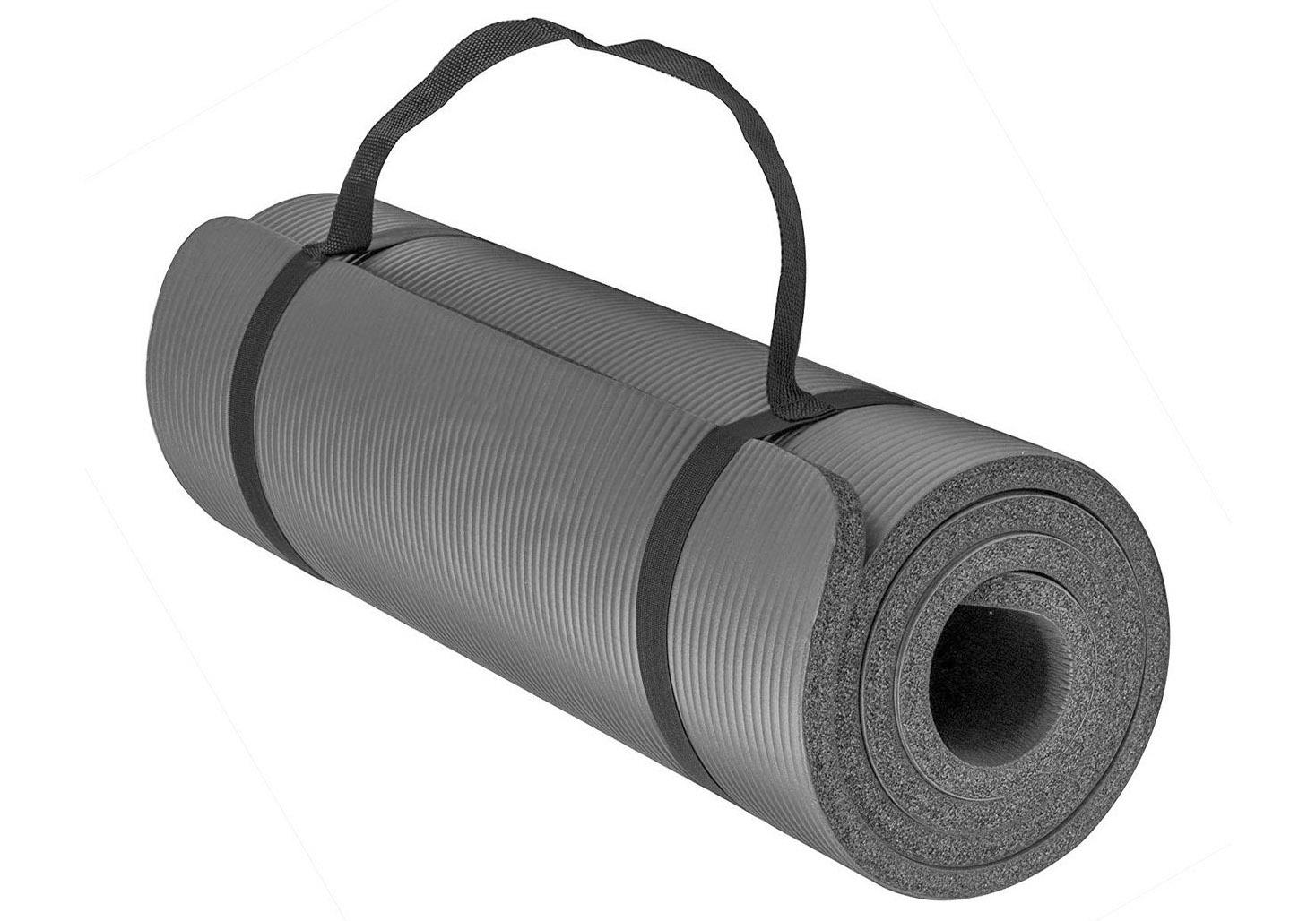 Килимок для йоги EasyFit NBR SOFT-Touch 15 мм Сірий - фото 1