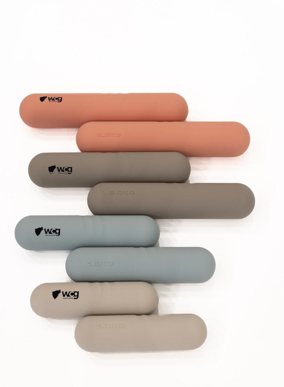 Гантели женские WCG Caps Soft Touch 2,5 кг 2 шт. (2710994606) - фото 5