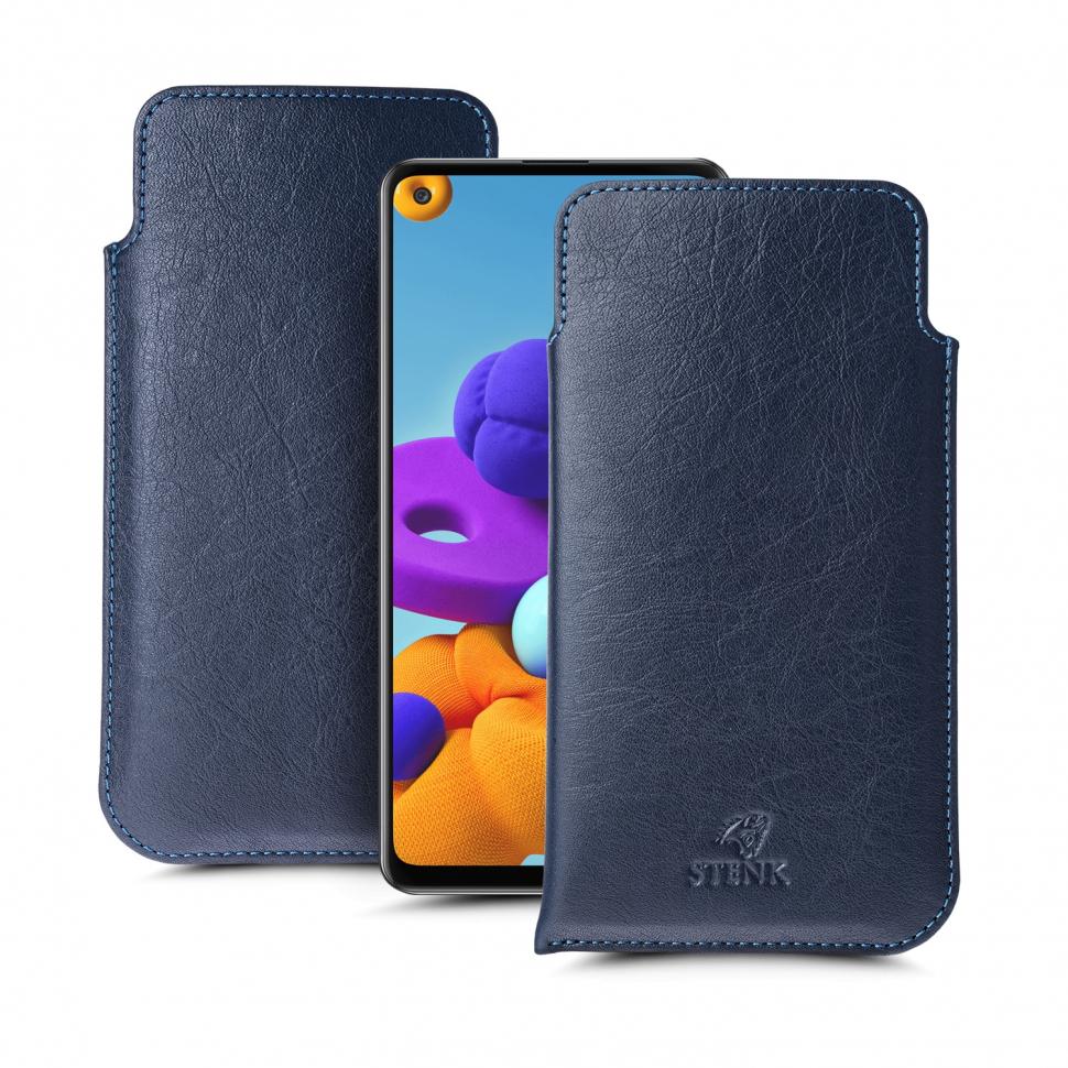 Футляр Stenk Elegance для Samsung Galaxy A21s Синий (65990) Футляр Stenk Elegance для Samsung Galaxy A21s Синий (65990)