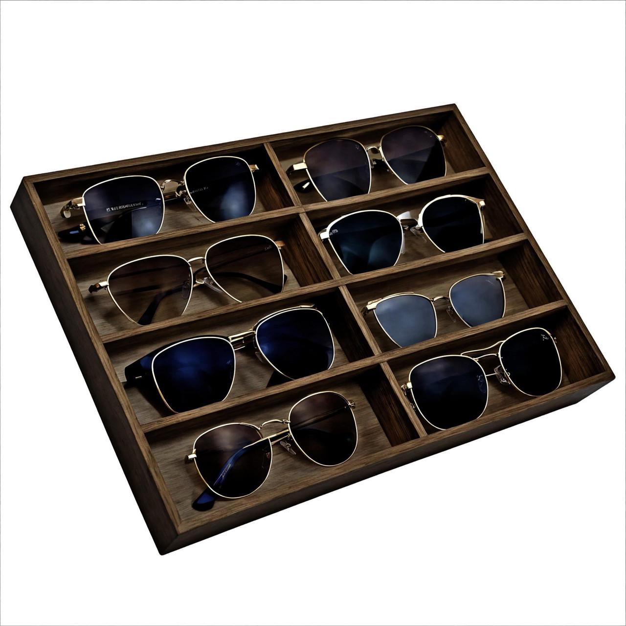 Органайзер для окулярів з дерева Ольтарі 8 Капучино (ОЧК-806509)