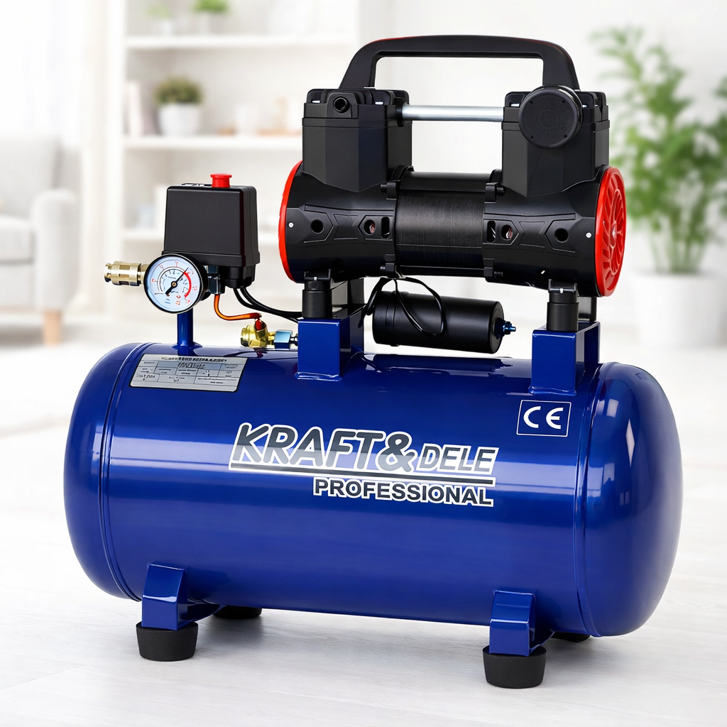 Компресор Kraft&Dele KD4091 30 л 1500 Вт 285 л/хв 230 В безмасляний повітряний