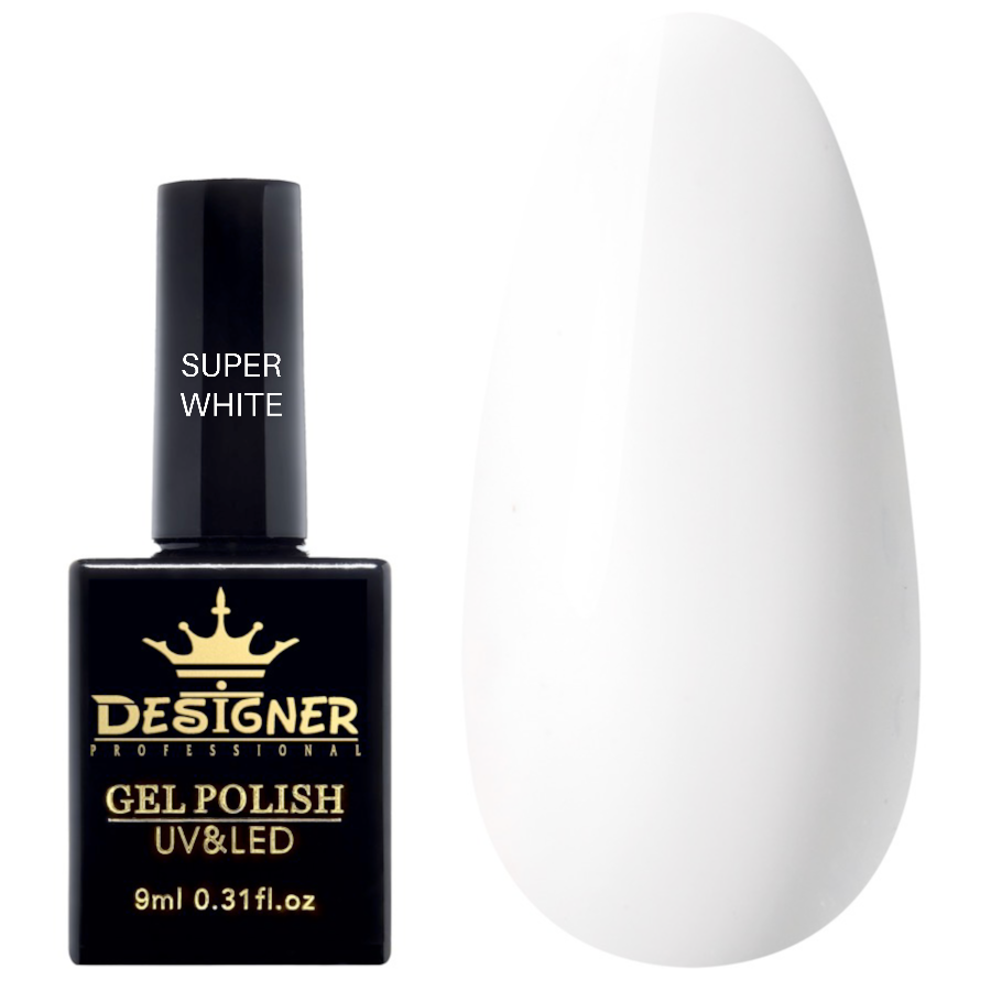 Гель-лак Дизайнер 9 мл Super White Гель-лак Дизайнер 9 мл Super White