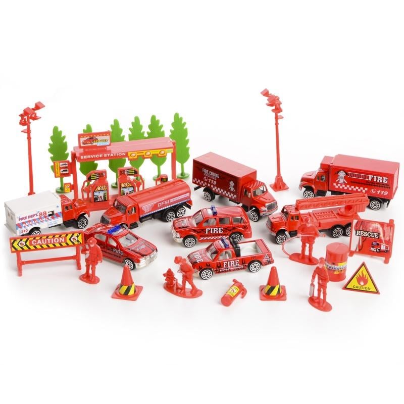 Игровой набор Na-Na Пожарники с грузовиком и фигурками IM300 (T44-033)