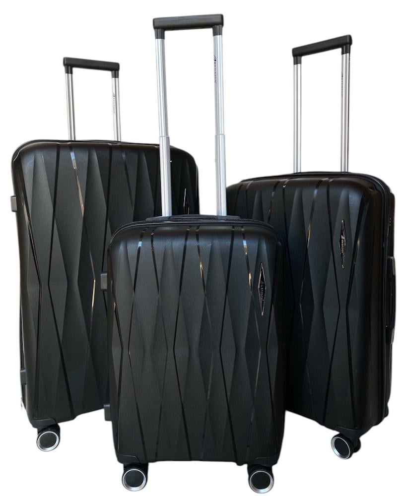 Набор чемоданов Madisson Snowball 51103 Черный (31218339)