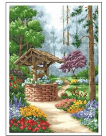 Схема для вишивки бісером Золота Підкова Колодязь ЗПП-012